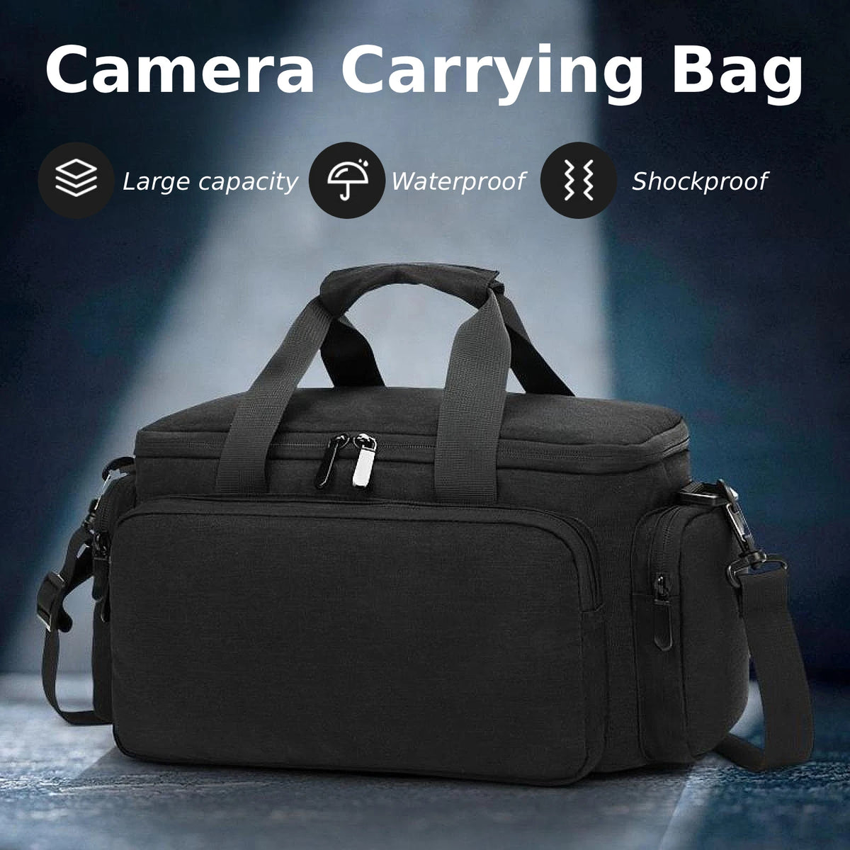 Bolsa acolchada para cámara con separadores ajustables