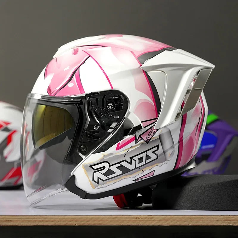 Ryzen RO-5 Unisex Half Motorcycle Helmet