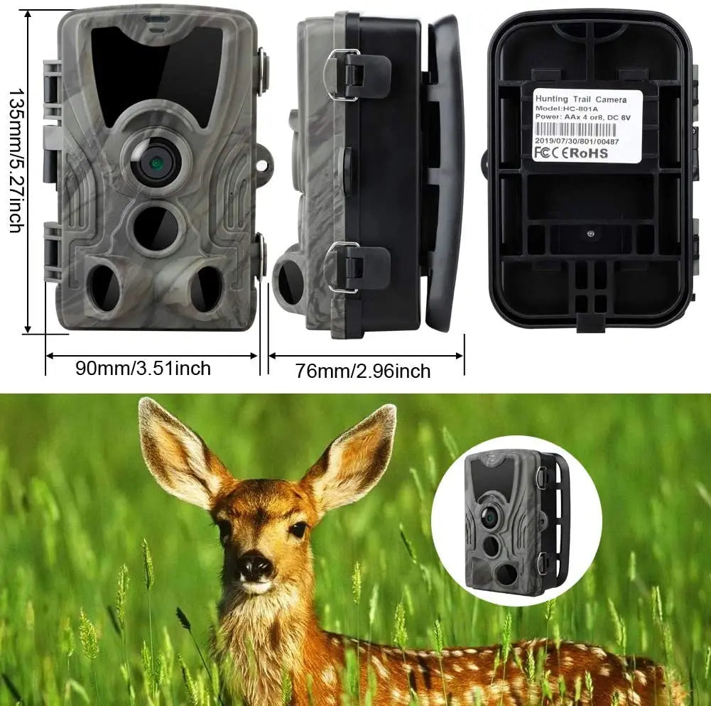 HC801A 20MP 1080P Trail Camera with Night Vision