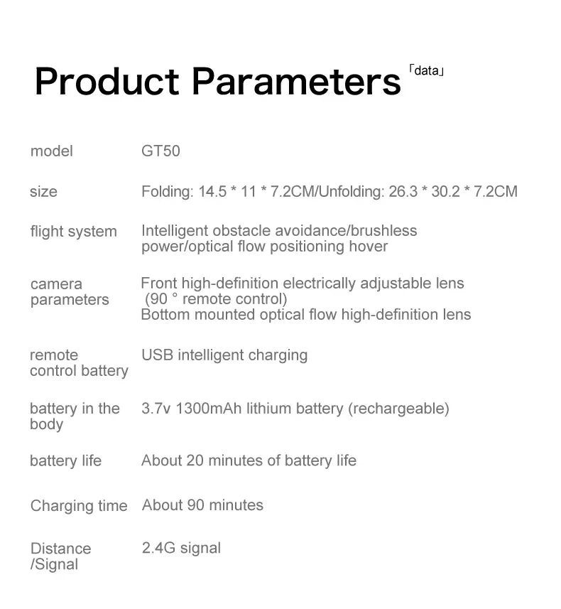 Lenovo GT50 8K Drone with 360° Obstacle Avoidance & 3KM Range