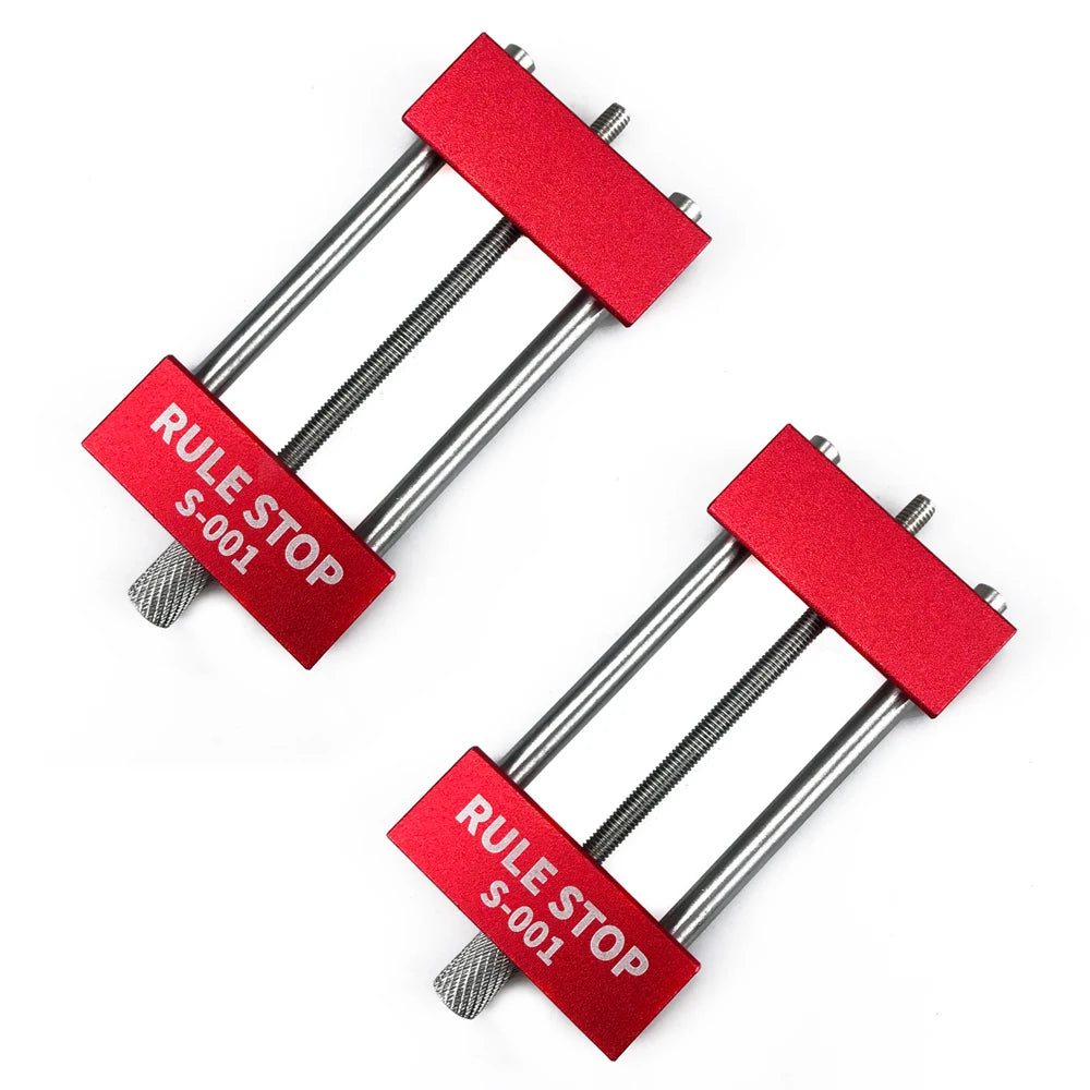 Steel-Ruler Positioning Stop Block