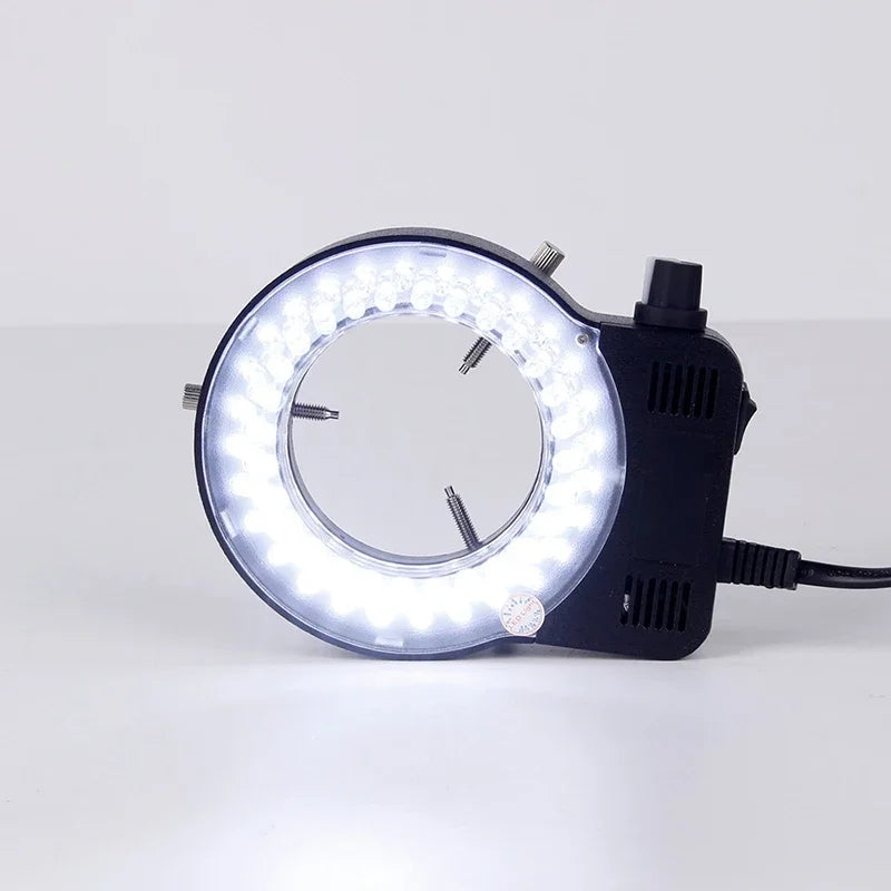 Adjustable Microscope Lighting: LED Ring or Twin-Arm Lamp