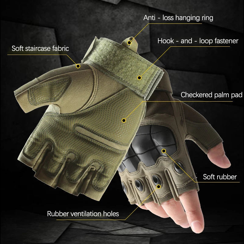 قفازات رياضية خارجية كاملة الأصابع