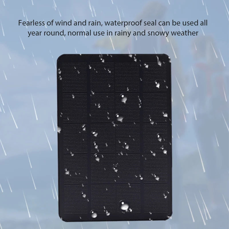 10W 5V Solar Panel Micro Type-C Outdoor Solar Cells Charger Solar Panels for Security Camera Small Home Light System