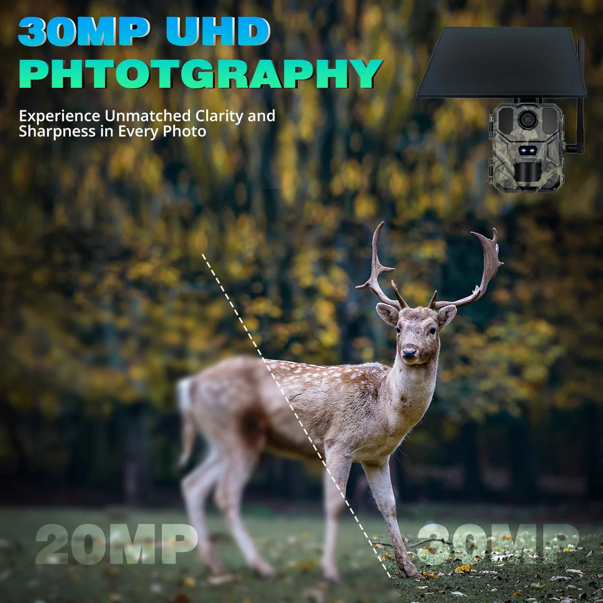 Mini900Pro 4G Outdoor Hunting Camera with 2K Remote Control