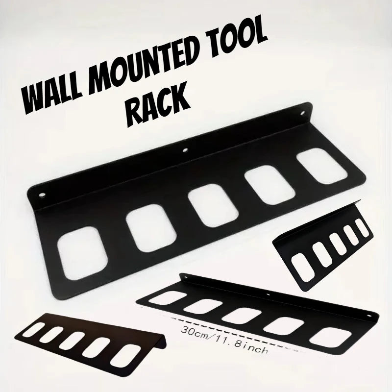 Wall-mounted tool rack - Wall-mounted tool organizer garage, workshop - safe storage of horn hammers and screwdrivers