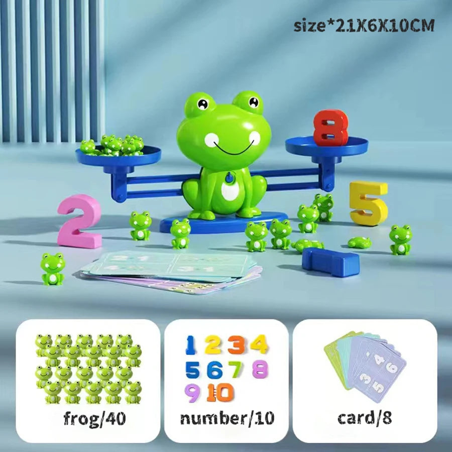 Frog Balance Scale Maths Activity Toy