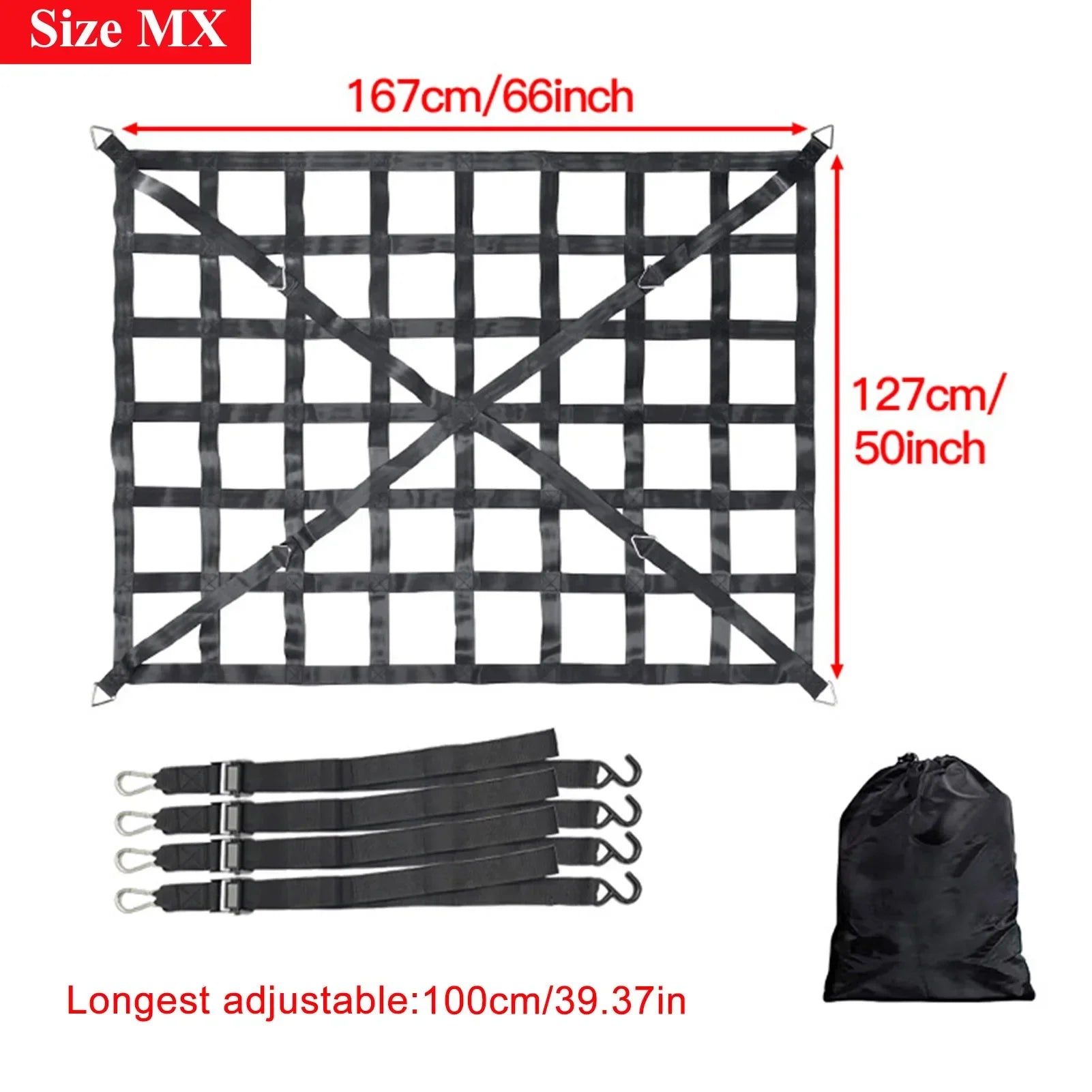 Heavy Duty Roof Rack Cargo Net