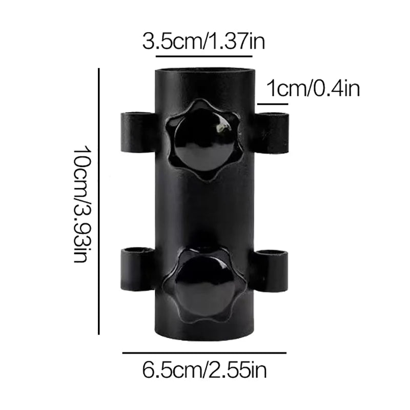 〔E〕Acessórios para acampamento ao ar livre Telas de teto Fixação de lona Tenda Pole cano de apoio Equipamento de suporte Tubo de fixação Ferramentas ao ar livre