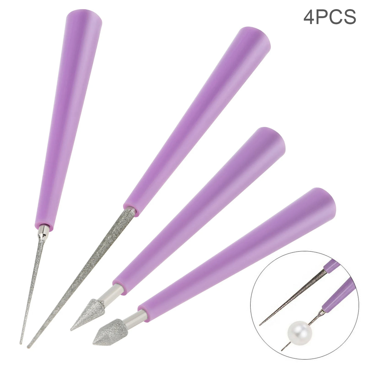 Diamond-Coated Bead Reamers, Selected Tip or Set
