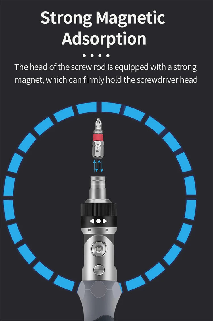 Magnetic Ratchet Screwdriver Kit - Set Options