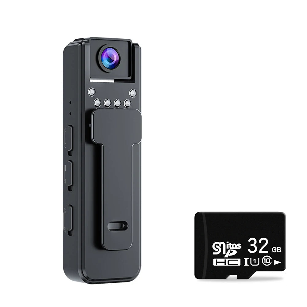 Fotocamera corporea indossabile A8 con visione notturna a infrarossi