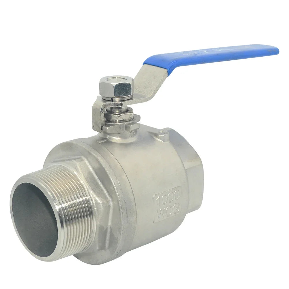 316 Stainless Steel 2P Ball Valve for Water, Gas, and Oil Systems