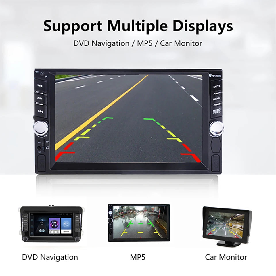 Car Rear View Camera 4/8/12 LED Night Vision Reversing Wide-angle Waterproof HD Reversing Image Universal Support Display