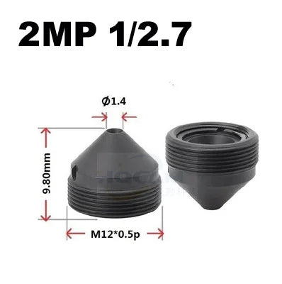 6mm pinhole lens 2.0 MegaPixel HD CCTV M12 Mount 1/3" Image Format F2.0 Fixed Iris,60Degree Horizontal Viewing Angle
