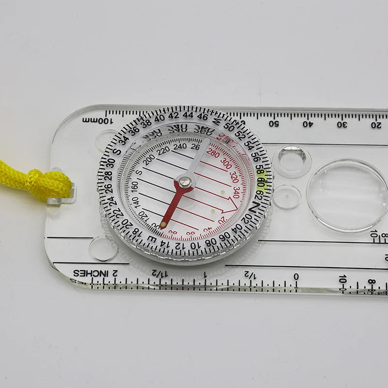 Baseplate Compass with Map Ruler