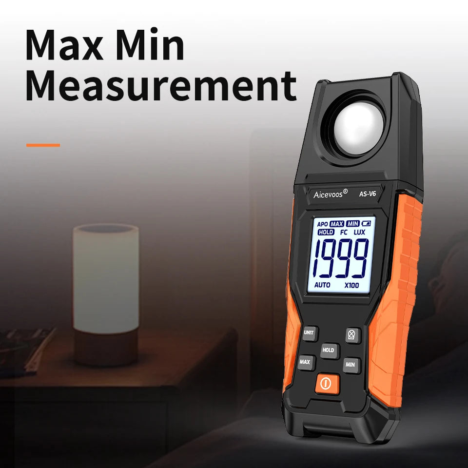 AS-V6 Handheld Digital Illuminance Meter