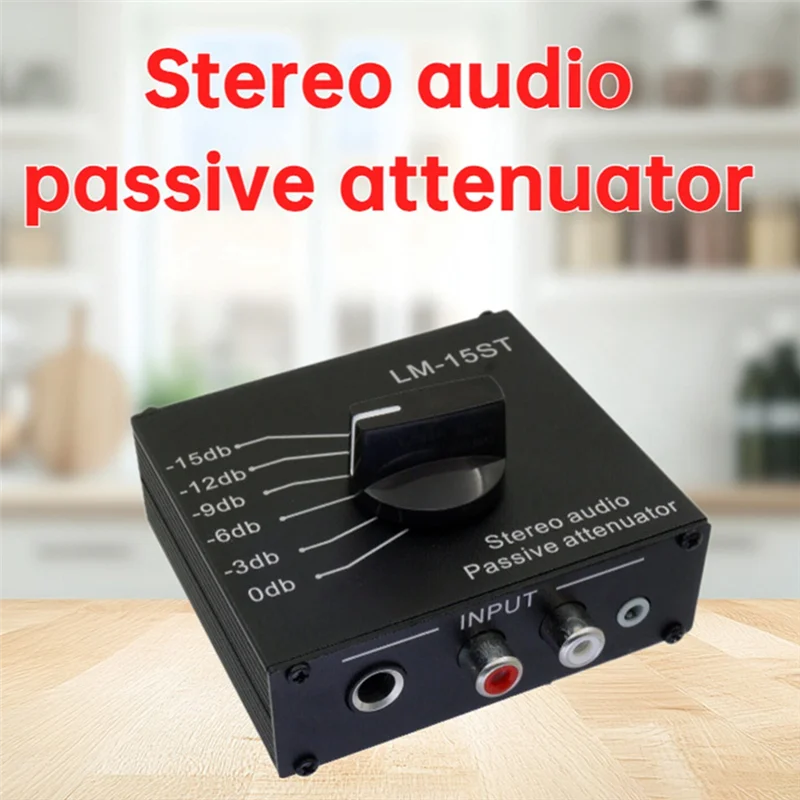 Attenuator audio stereo pasiv