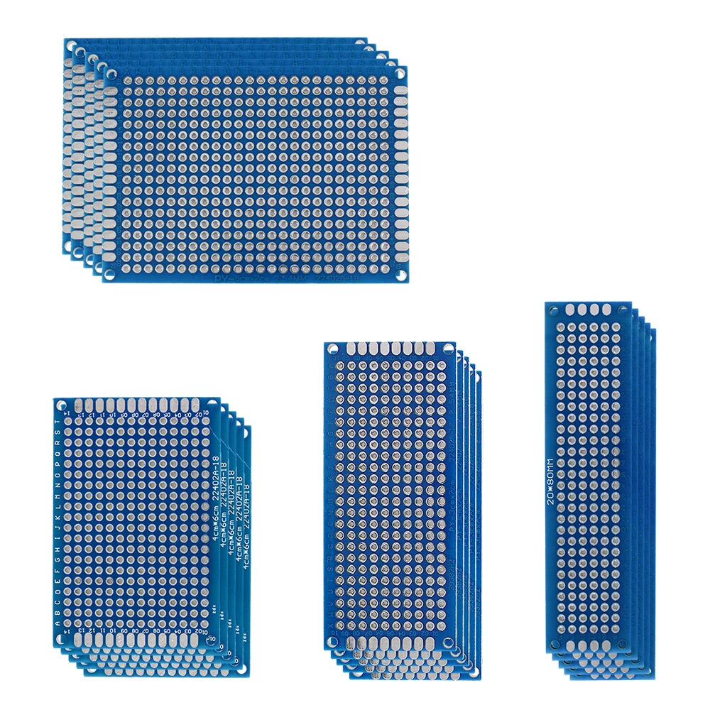 Twenty-Piece Double-Sided Prototype PCB Set