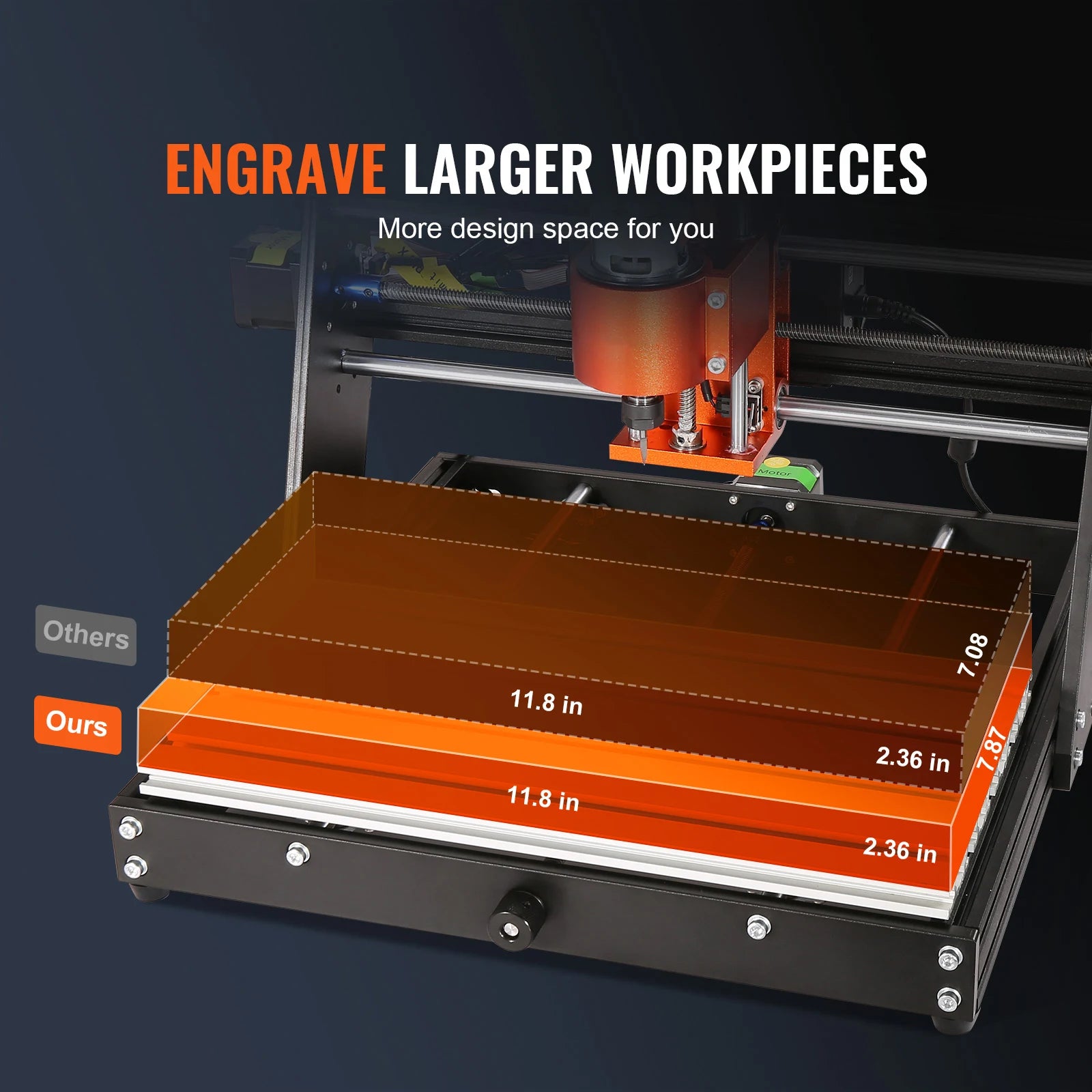 3-Axis CNC Router Machine GRBL Wood Engraving & Milling Kit