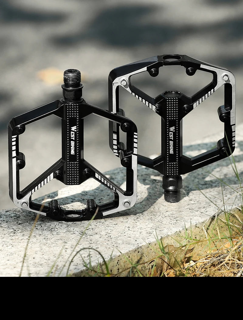 WEST BIKING Aluminium Platform Pedalen — Set