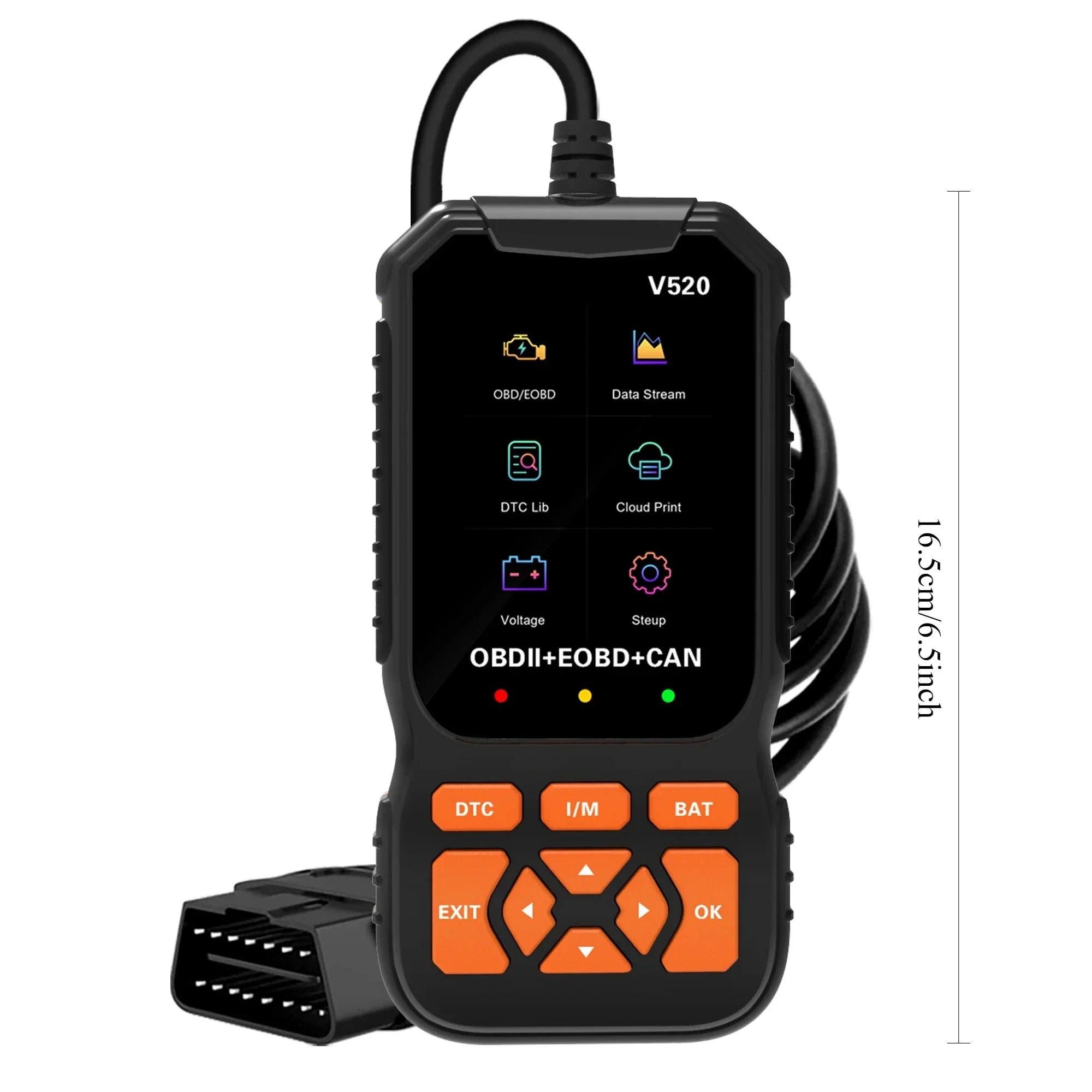 OBD2 Bilscanner Diagnostikverktyg för att läsa motorfelkoder