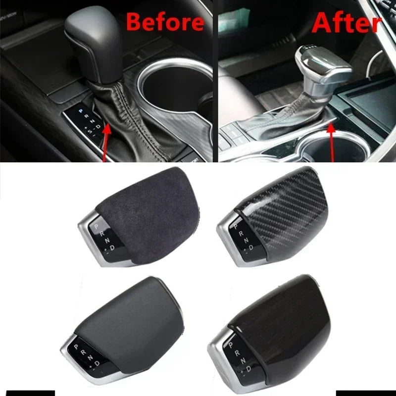 Carbon Look Gear Shift Knob for Toyota Camry & Corolla Cross