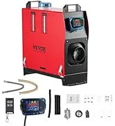 VEVOR naftový vzduchový ohřívač vše v jednom s dálkovým ovládáním, LCD displejem, rychlým ohřevem, nízkou hlučností, přenosný pro nákladní auto, dodávku, obytný vůz, přívěs, karavan