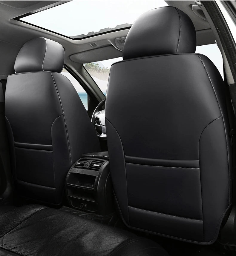 Універсальні чохли на автокрісла – комплект повного покриття з нубукової шкіри Nappa