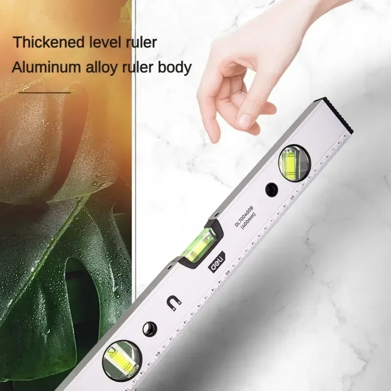 Magnetic Three-Vial Spirit Level