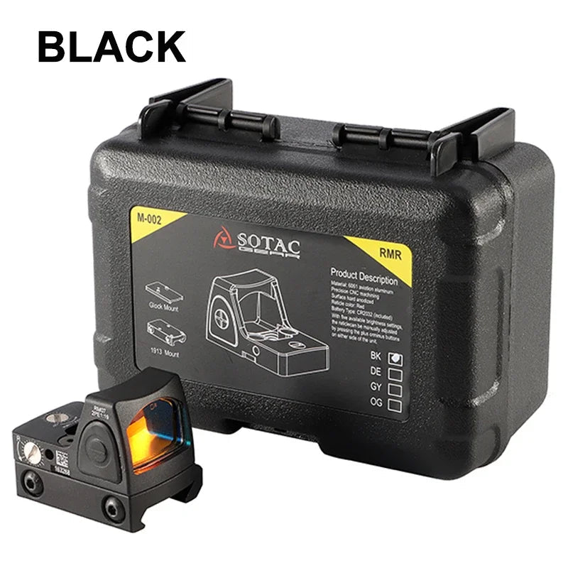 Mini MR Red Dot Sight Collimator Rifle Reflex Sight Scope fit 20mm Rail For Airsoft / Hunting Rifle