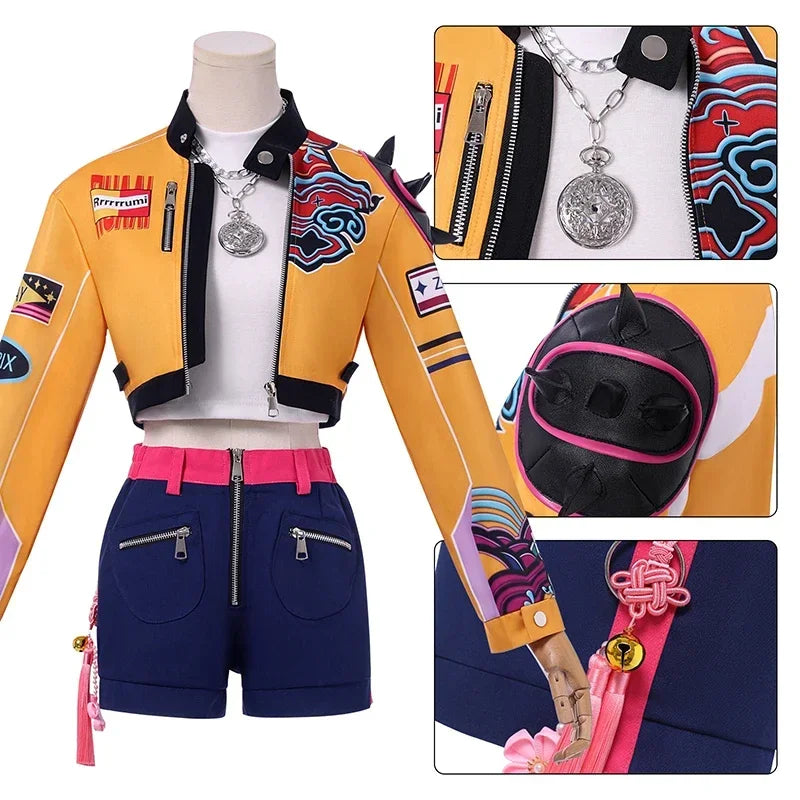 KPop Rumi Cosplay Costume for Women and Girls