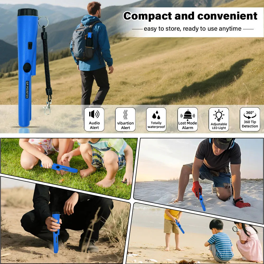Metal Detector Pinpointer - Bag and Colour Options