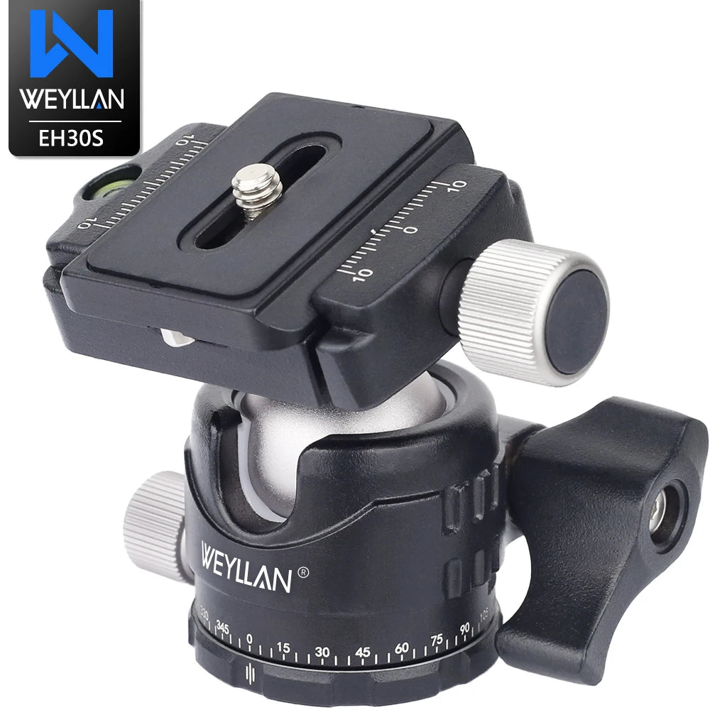 EH30S Low-Profile Camera Ball Head with QR Plate