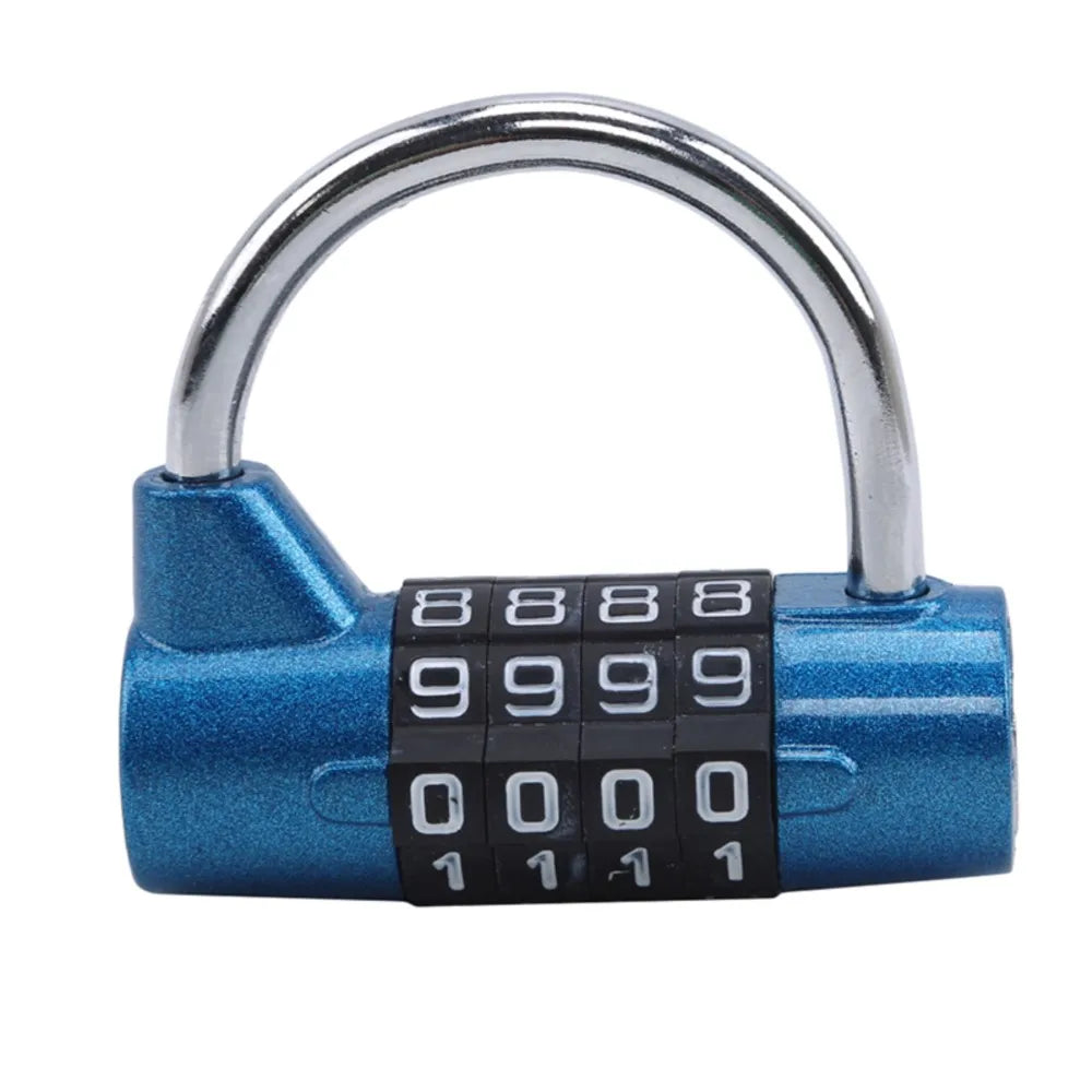 Four-Digit Combination Padlock, Colour Options