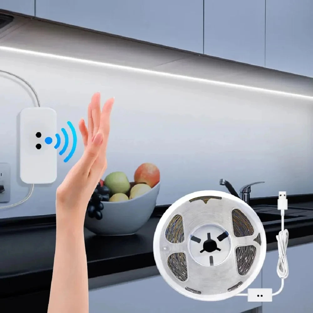 USB LED Strip with Hand-Wave Switch