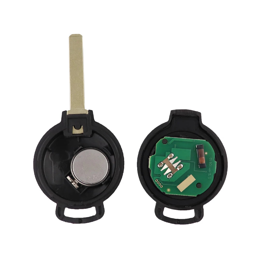 3 Boutons Télécommande de voiture Clé intelligente pour Mercedes-Benz Smart Fortwo 451 2007-2013 433Mhz Puce 7941, entrée sans clé, transmetteur