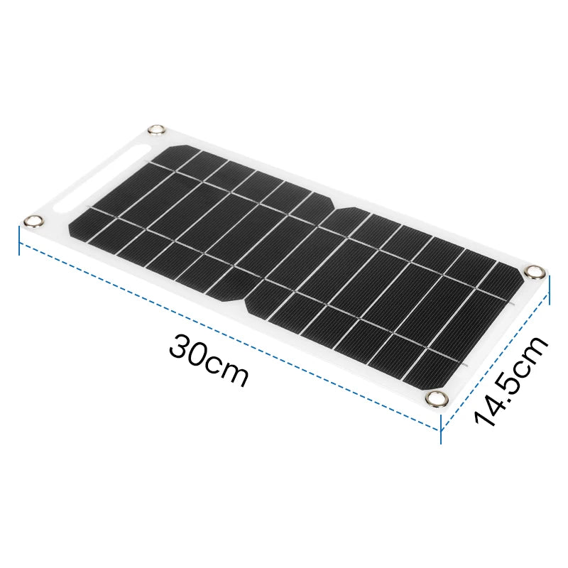 Portable Monocrystalline USB Solar Panel, 300 × 145mm