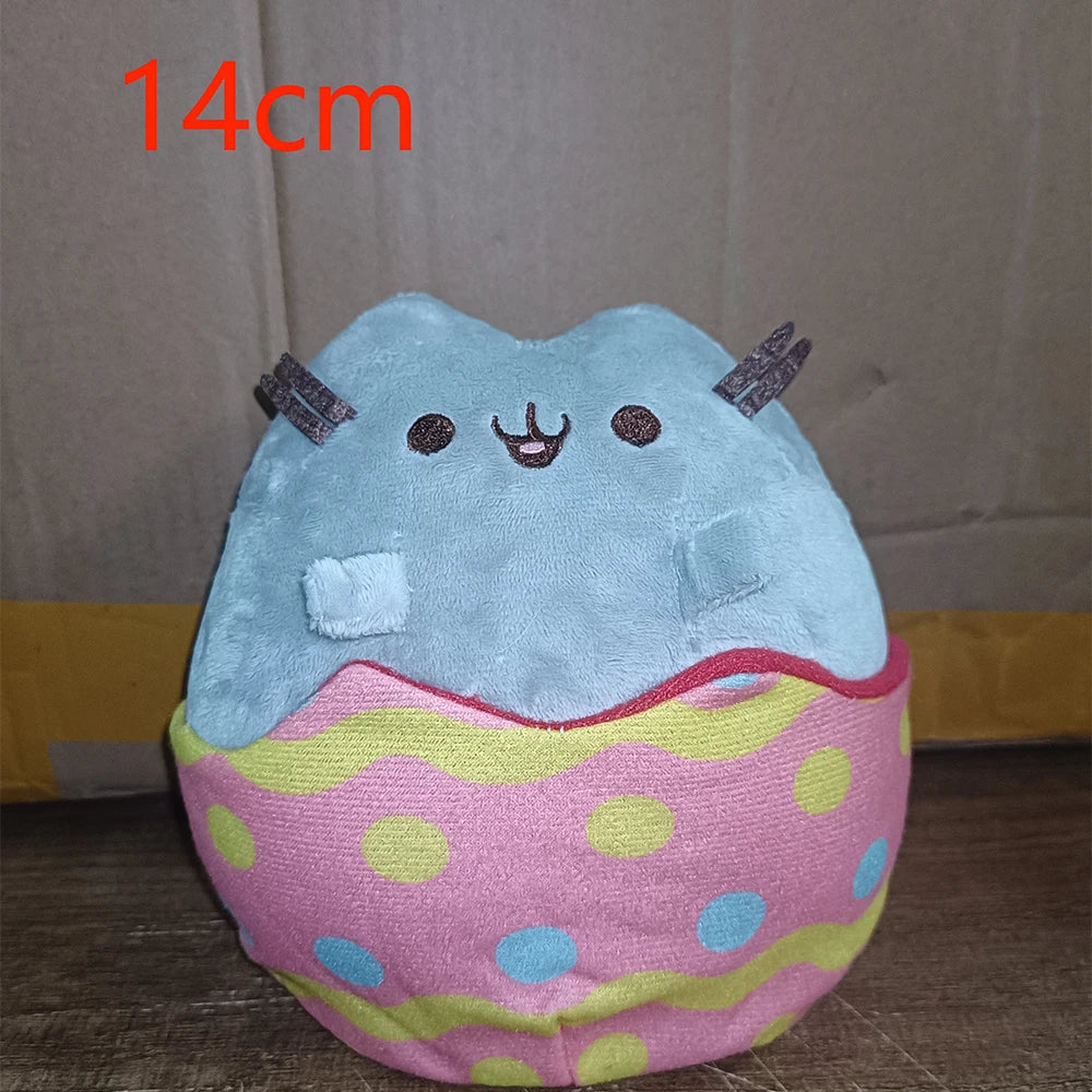 Muñeco decorativo de peluche con temática de gatos