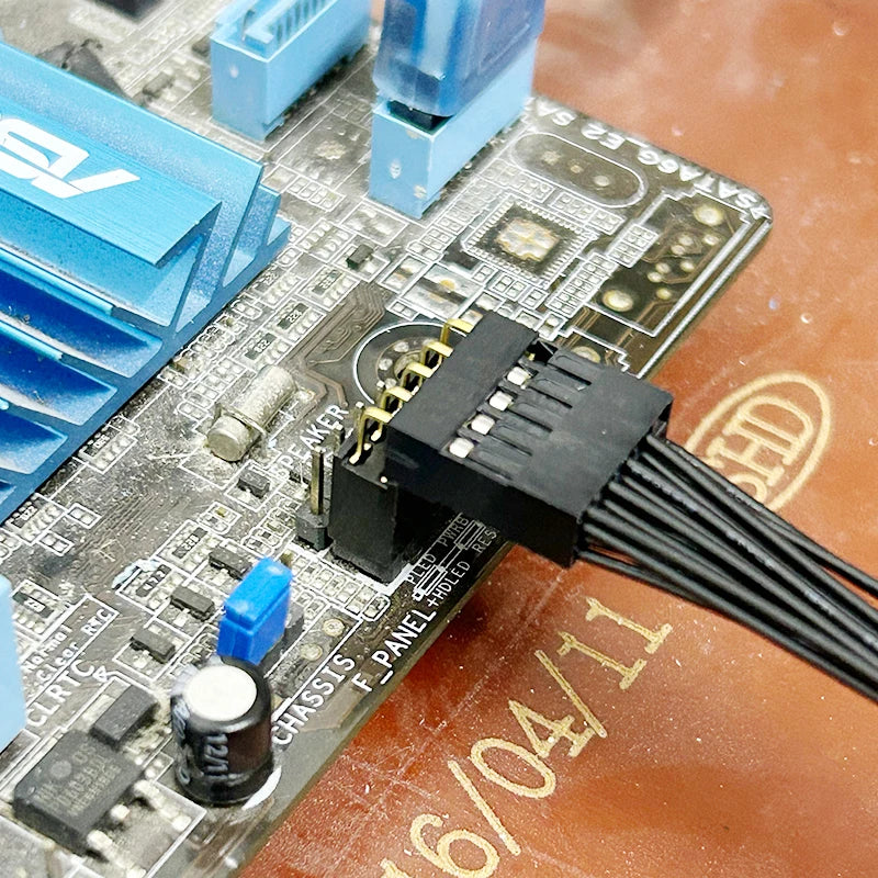 20cm Motherboard Power/Reset Header Splitter Cable