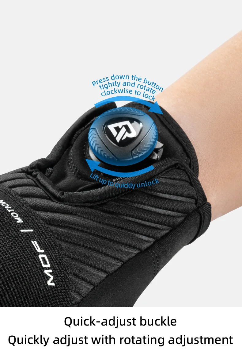 Full Finger Cycling Gloves with Shock-Absorbing Palm Pad