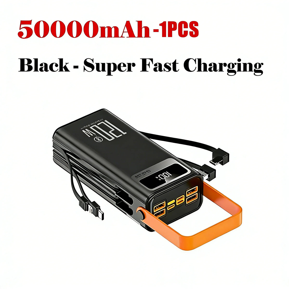 High-Capacity USB Power Bank - Size Options