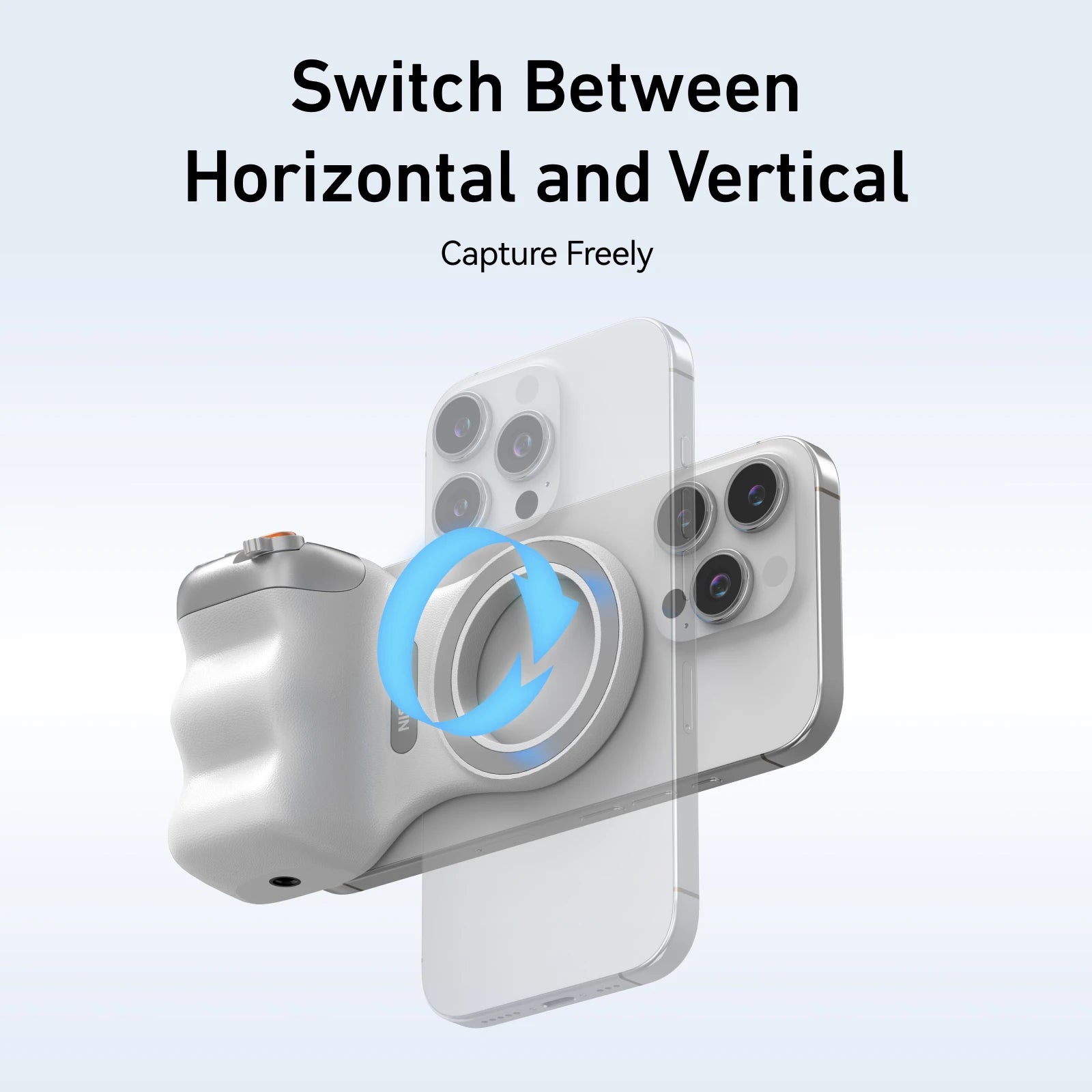 TELESIN Manyetik Telefon Kamera El Tutacağı Uzaktan Kumandalı