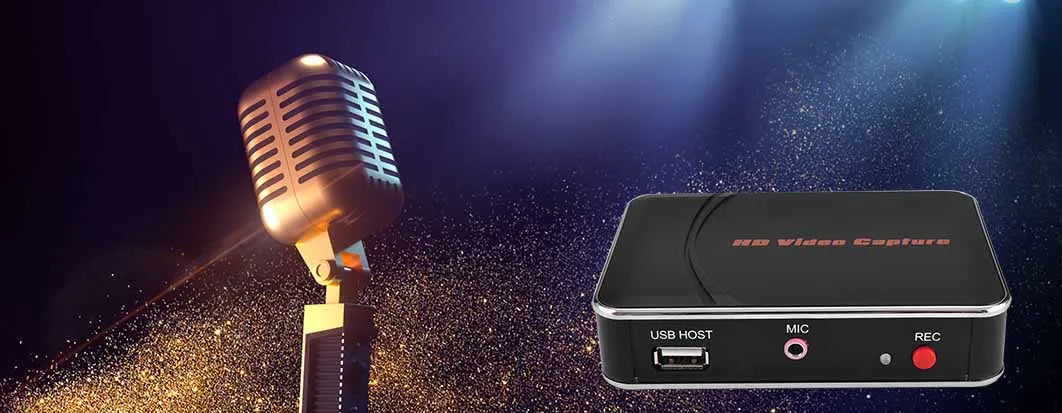 Ezcap280HE HDMI video capture box samostatný rekordér USB H.264 1080P60 HDMI slučkyOut mikrofón pre PS5 Xbox Switch DSLR fotoaparát live
