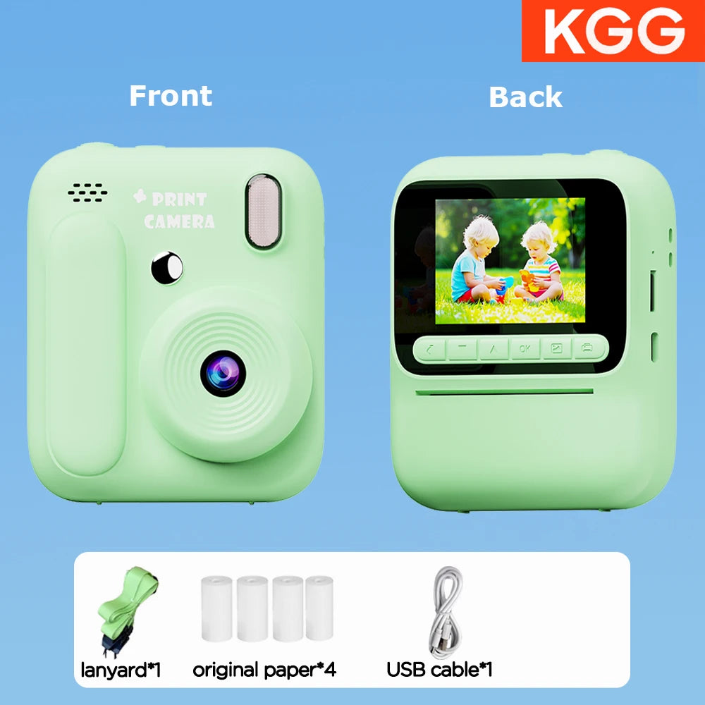 Kids Instant Color Printing Camera 32GB 1080P