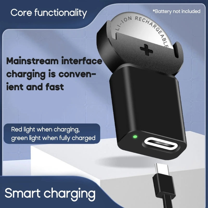Charger for Rechargeable LIR2032 Coin Cells