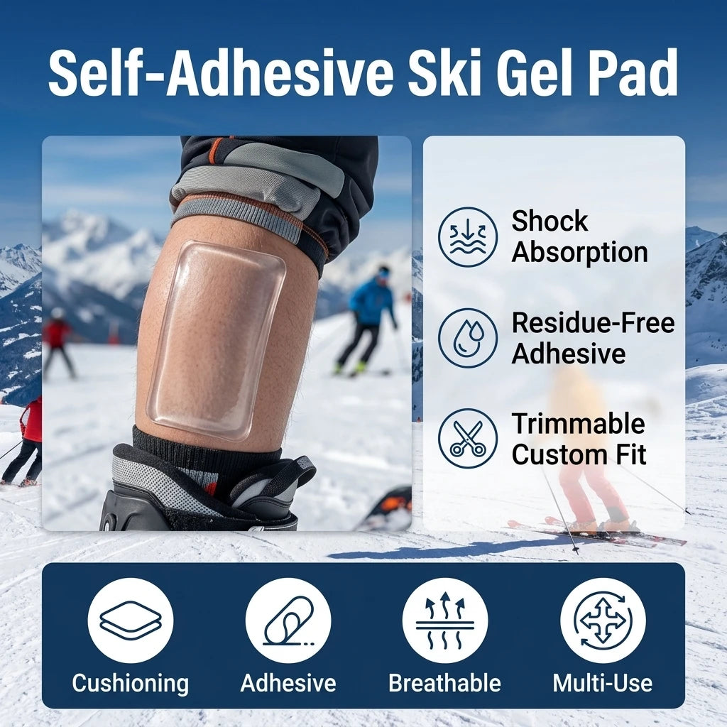 Selbstklebende Silikon-Gel-Schneestiefel-Pad