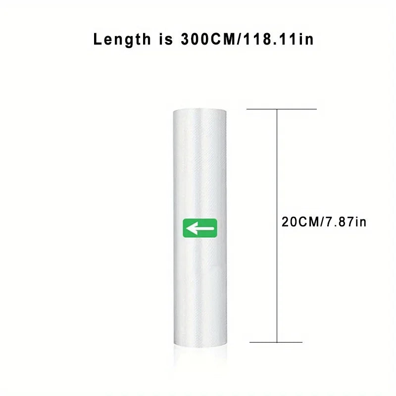 Textured Vacuum-Sealer Rolls, Width and Pack Options