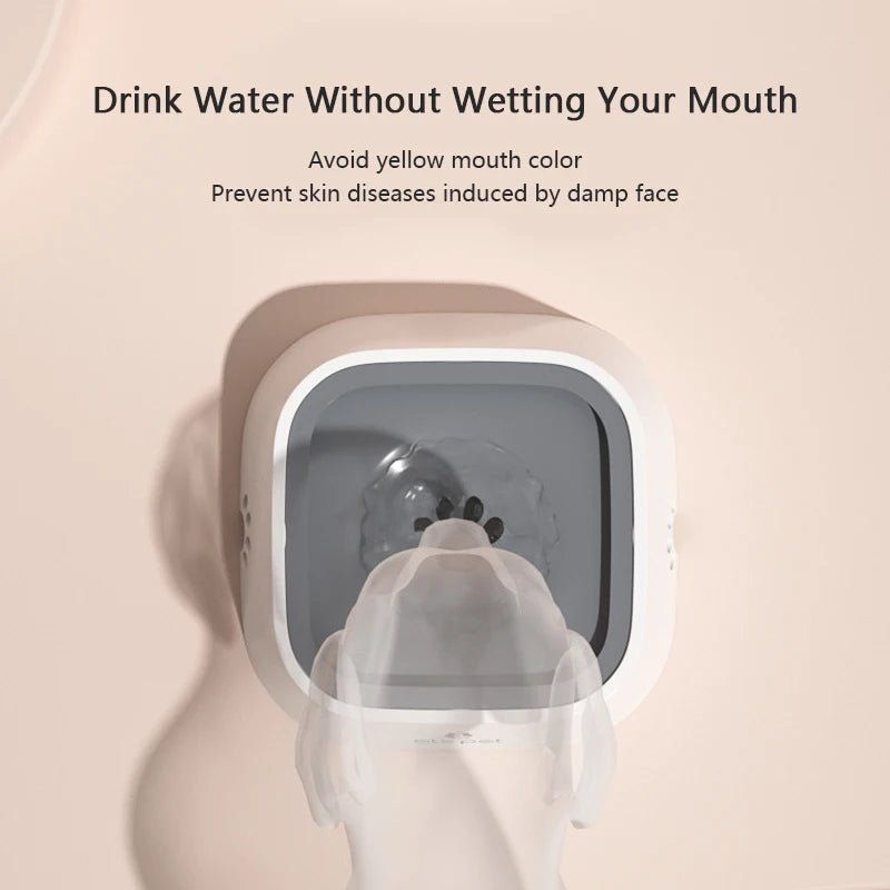 Pet Water Bowl Anti Spill Automatic Dog Bowl Vehicle Carried Floating Bowl Slow Wate