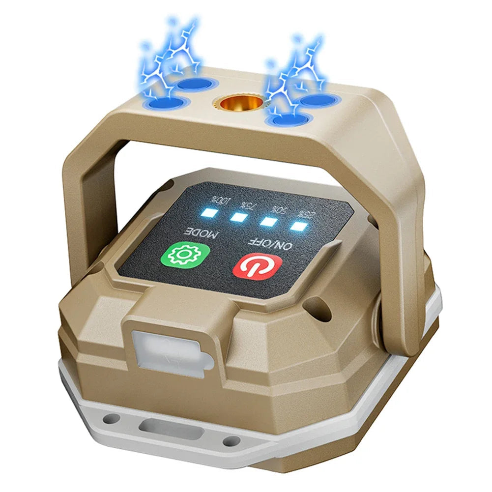 COB LED Inspection Lamp Waterproof Inspection Light with Magnetic Base Flashlight Rechargeable for Car Repair Emergency Workshop